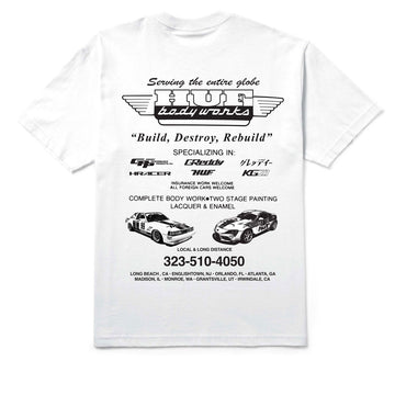 HUF x GReddy Body Works T-Shirt - White