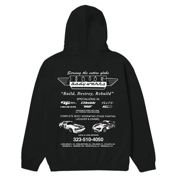 HUF x GReddy Body Works Hoodie - Black