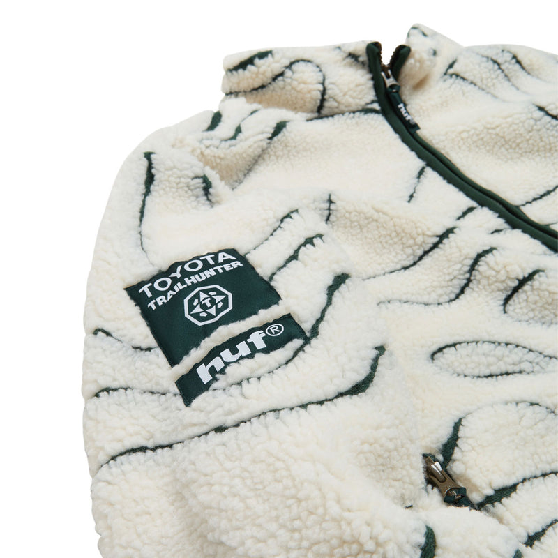 HUF x Toyota Trailhunter Topography High Pile Jacket - Natural