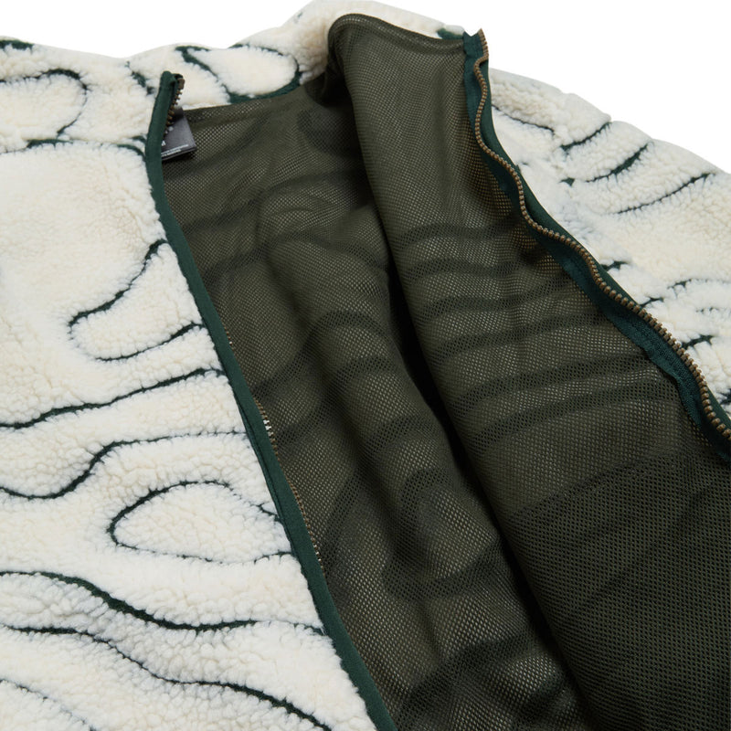 HUF x Toyota Trailhunter Topography High Pile Jacket - Natural