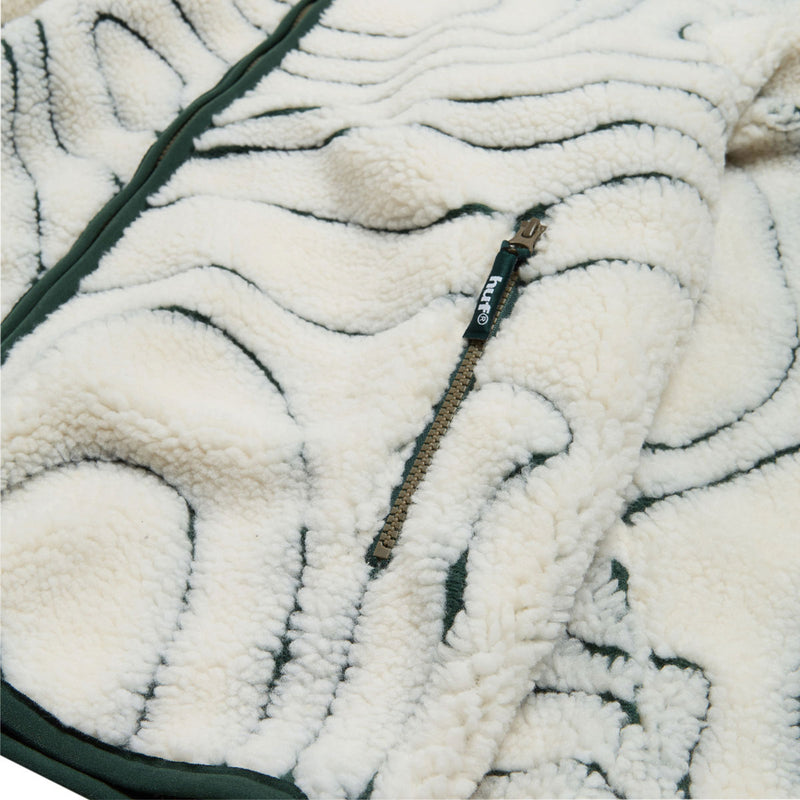 HUF x Toyota Trailhunter Topography High Pile Jacket - Natural