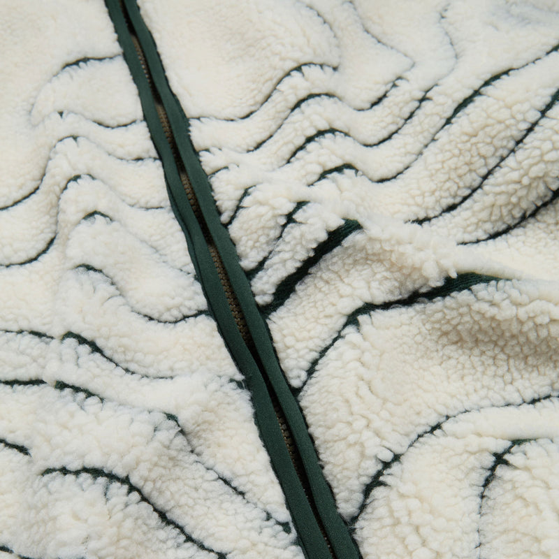 HUF x Toyota Trailhunter Topography High Pile Jacket - Natural