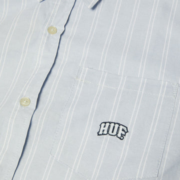 HUF Classic Arch Long Sleeve Oxford Shirt - Light Blue