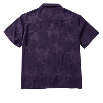 HUF Sector Jacquard Shirt - Dark Berry