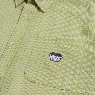HUF Big Block Striped Shirt - Dried Herb