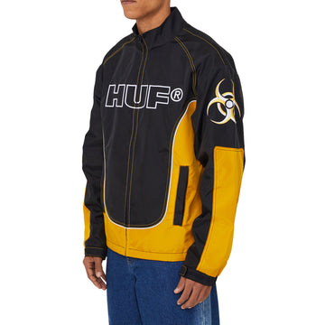 HUF Sector Jacket - Black/Yellow