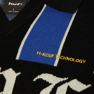 HUF Midfield Jersey Sweater - Electric Blue