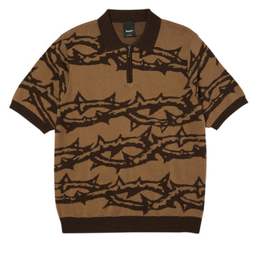 HUF Fantasies Knit Shirt - Brown