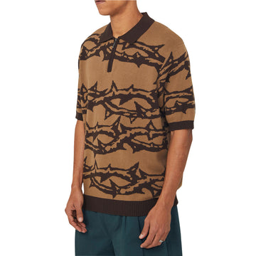 HUF Fantasies Knit Shirt - Brown