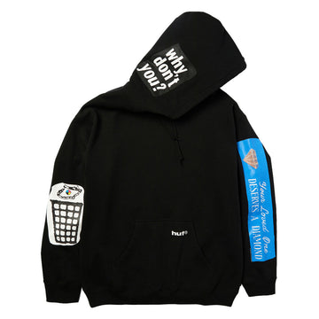 HUF Gimme The Loot Hoodie - Black