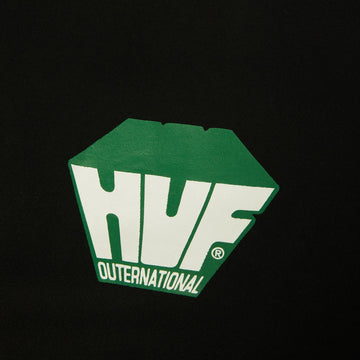 HUF Big Block Crew Sweatshirt - Black