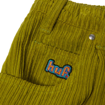 HUF Cromer Corduroy Shorts - Acid Green