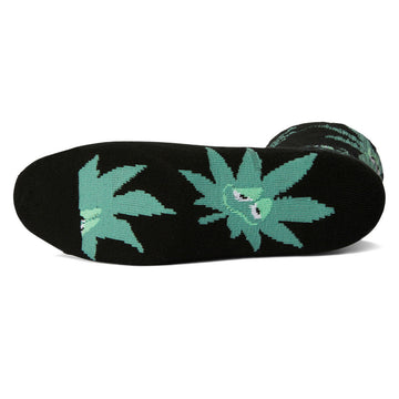 HUF Green Buddy Exhale Socks - Black