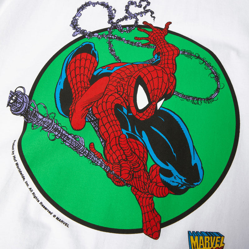 HUF x Spiderman Three Hundred T-Shirt - White