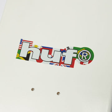 HUF x Mickey Mouse Worldwide Tour Skateboard Deck - White - 8.25