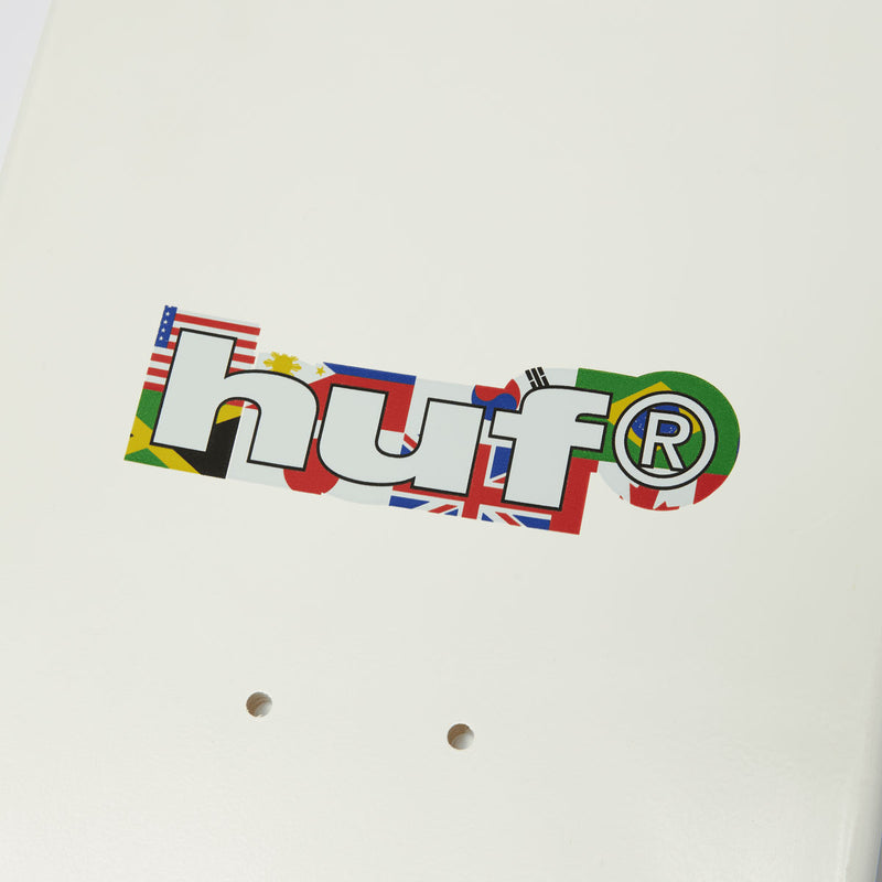 HUF x Mickey Mouse Worldwide Tour Skateboard Complete - White - 8.25
