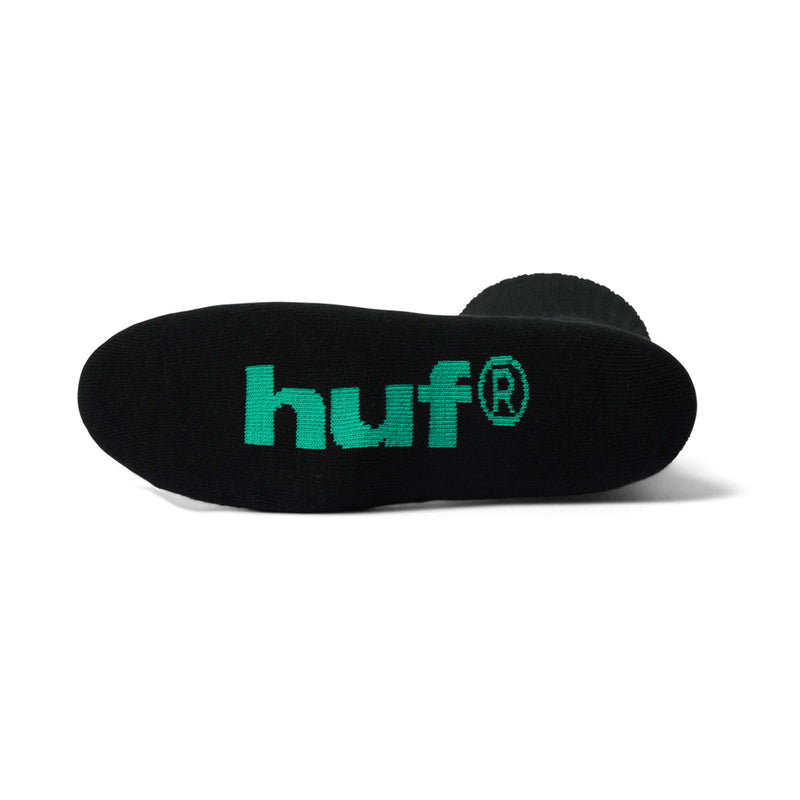 HUF x Mickey Mouse Greetings Crew Socks - Black