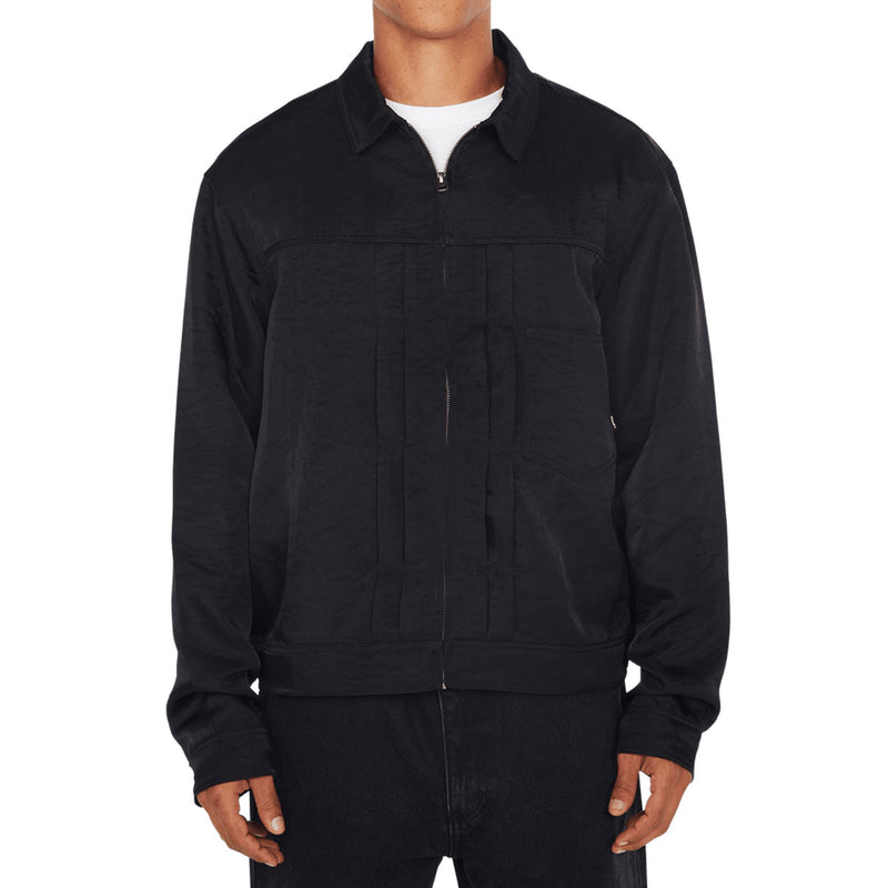 HUF x Thrasher Trucker Jacket - Black