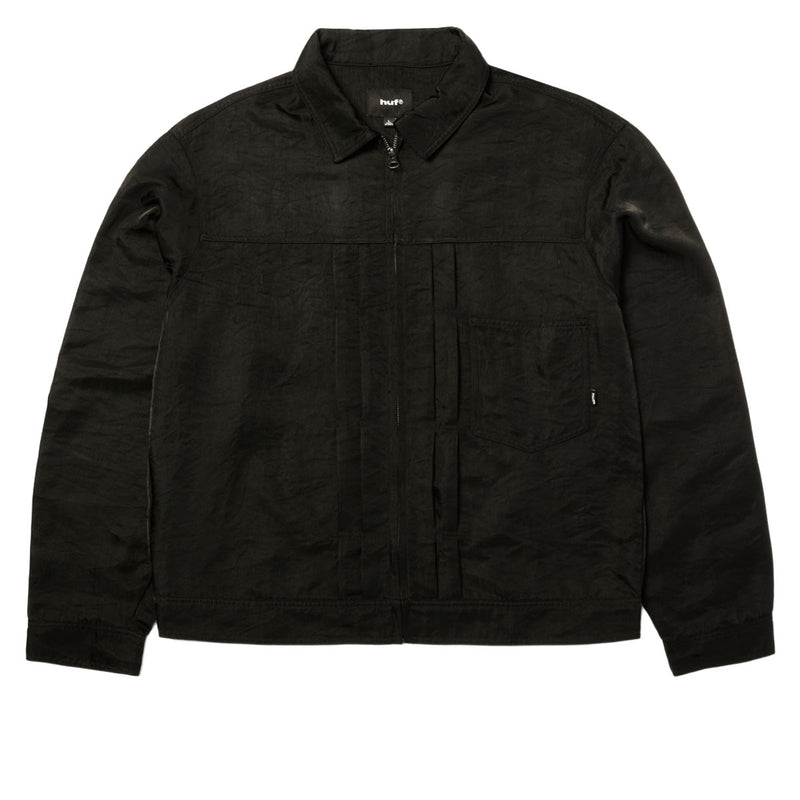HUF x Thrasher Trucker Jacket - Black
