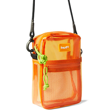 HUF Mercer Transparent Side Bag - Orange
