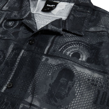 HUF Global Currency Lace Shirt - Black