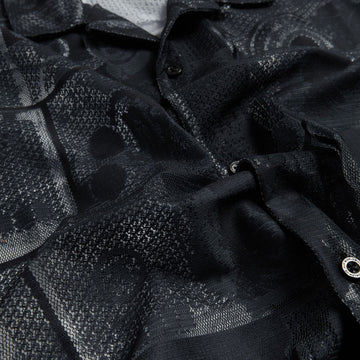 HUF Global Currency Lace Shirt - Black