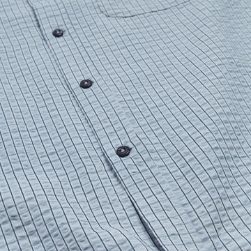 HUF Stuck On You Plaid Shirt - Ice Blue
