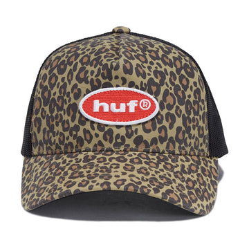HUF Safari Trucker Hat - Leopard