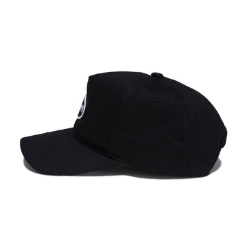 HUF 89 Oval 5 Panel Hat - Black