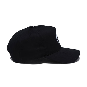 HUF 89 Oval 5 Panel Hat - Black