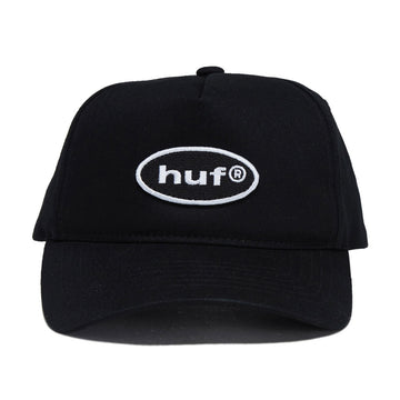 HUF 89 Oval 5 Panel Hat - Black