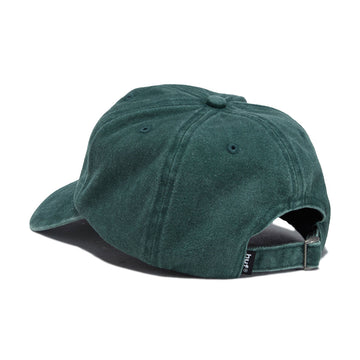 HUF Sol Denim 6 Panel CV Washed Hat - Forest Green
