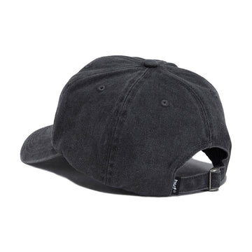 HUF Sol Denim 6 Panel CV Washed Hat - Washed Black