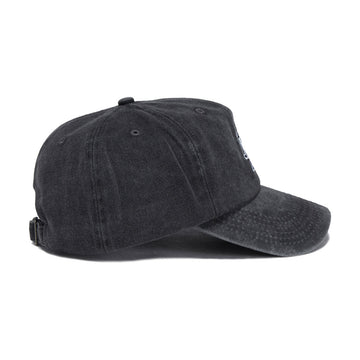 HUF Sol Denim 6 Panel CV Washed Hat - Washed Black
