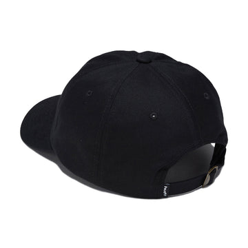 HUF 89 TT Logo 6 Panel CV Hat - Black/White