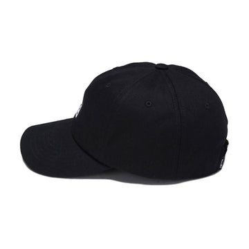 HUF 89 TT Logo 6 Panel CV Hat - Black/White