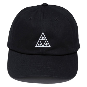 HUF 89 TT Logo 6 Panel CV Hat - Black/White
