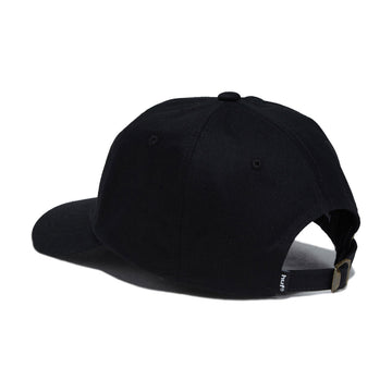 HUF Wide Angle 6 Panel CV Hat - Black