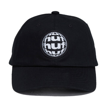 HUF Wide Angle 6 Panel CV Hat - Black
