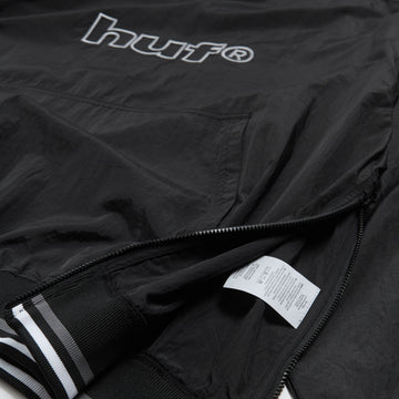 HUF 89 Pullover Long Sleeve Wind Shirt - Black