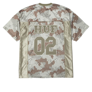 HUF Camo Football Jersey - Brown