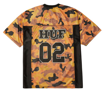 HUF Camo Football Jersey - Lava