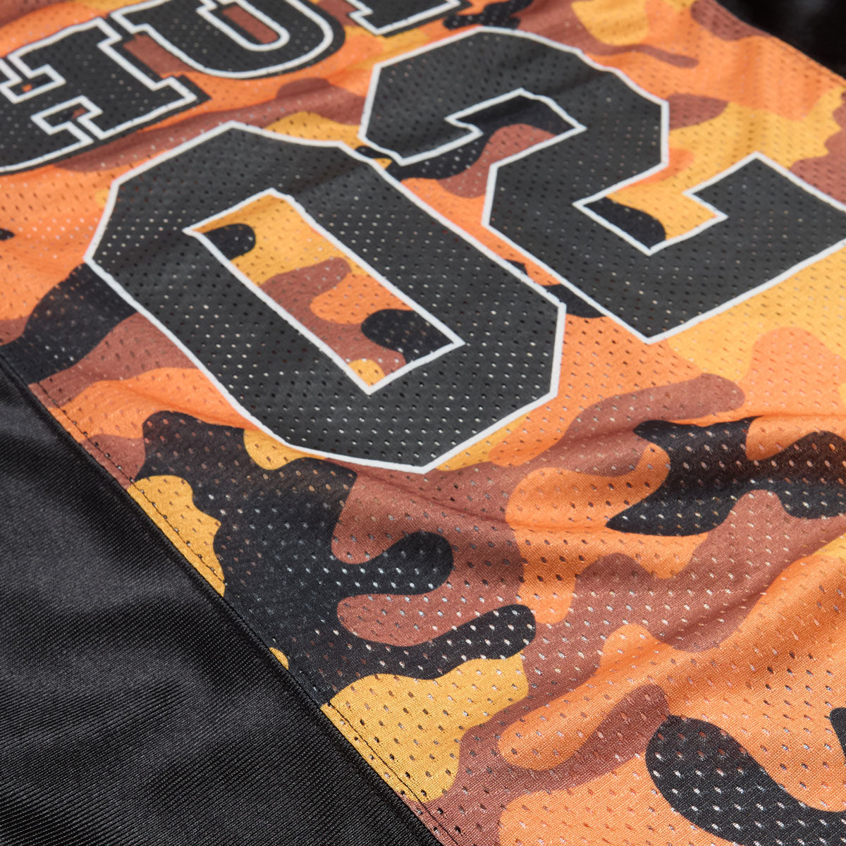 HUF Camo Football Jersey - Lava – CCS