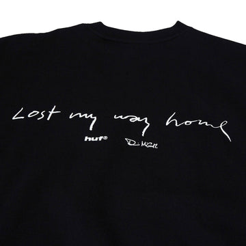 HUF Lost My Way Home Crew Sweatshirt - Black