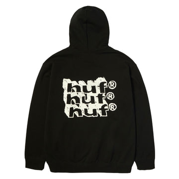 HUF Hand Stacked Hoodie - Black