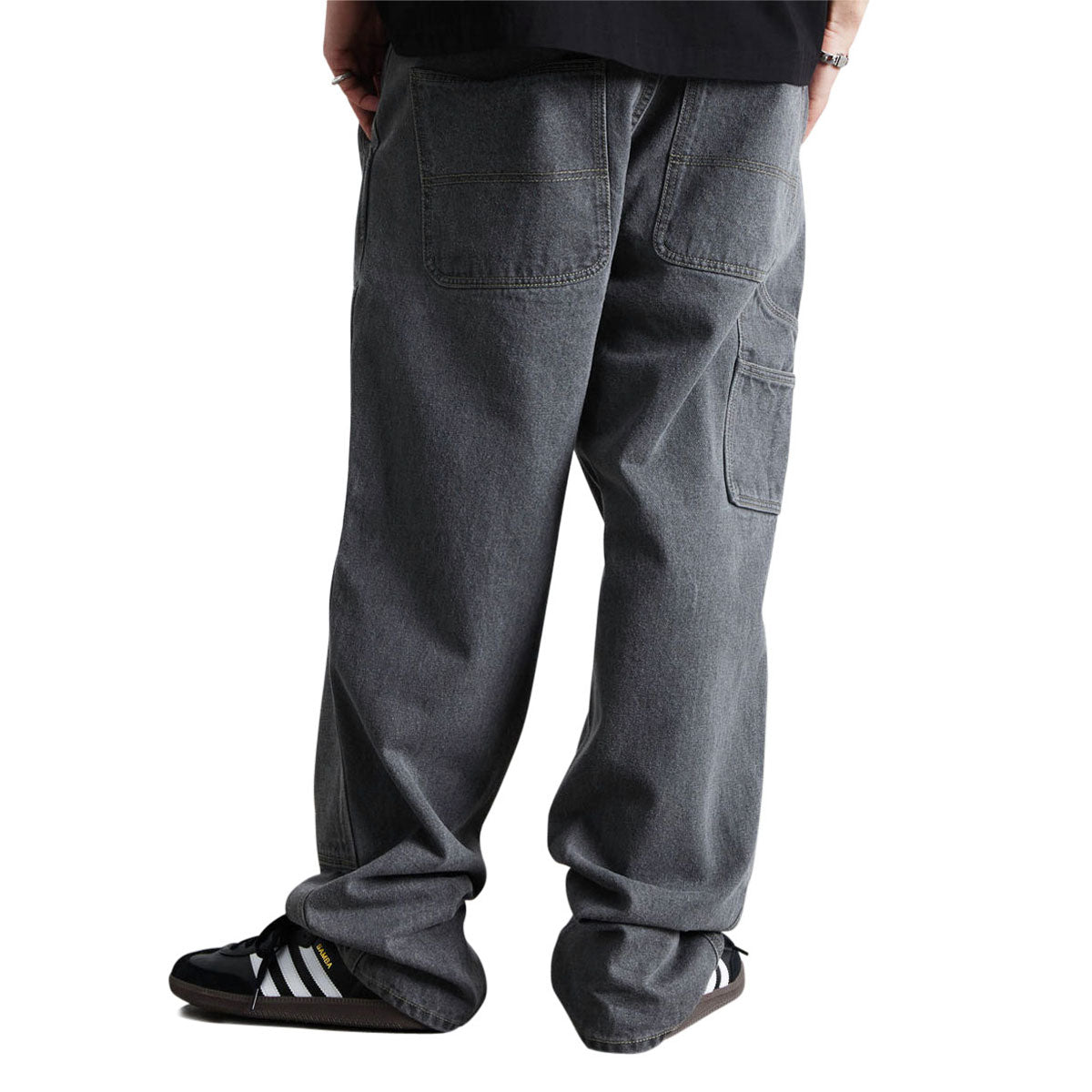HUF Kinda Loose Double Knee Jeans - Frost Gray – CCS