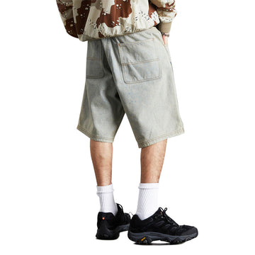 HUF Kinda Loose Double Knee Shorts - Light Indigo