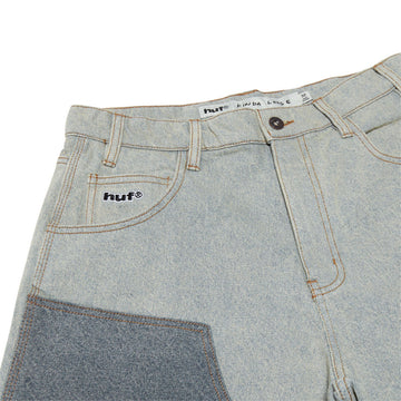HUF Kinda Loose Double Knee Shorts - Light Indigo