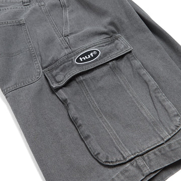 HUF Oval Denim Cargo Shorts - Frost Gray
