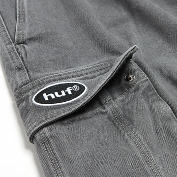 HUF Oval Denim Cargo Shorts - Frost Gray